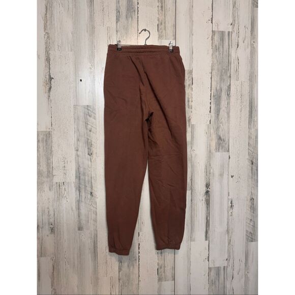 Forever 21 Brown Fleece-Lined Jogger Sweatpants Medium | Cozy Casual Lounge Pant - Picture 6 of 6